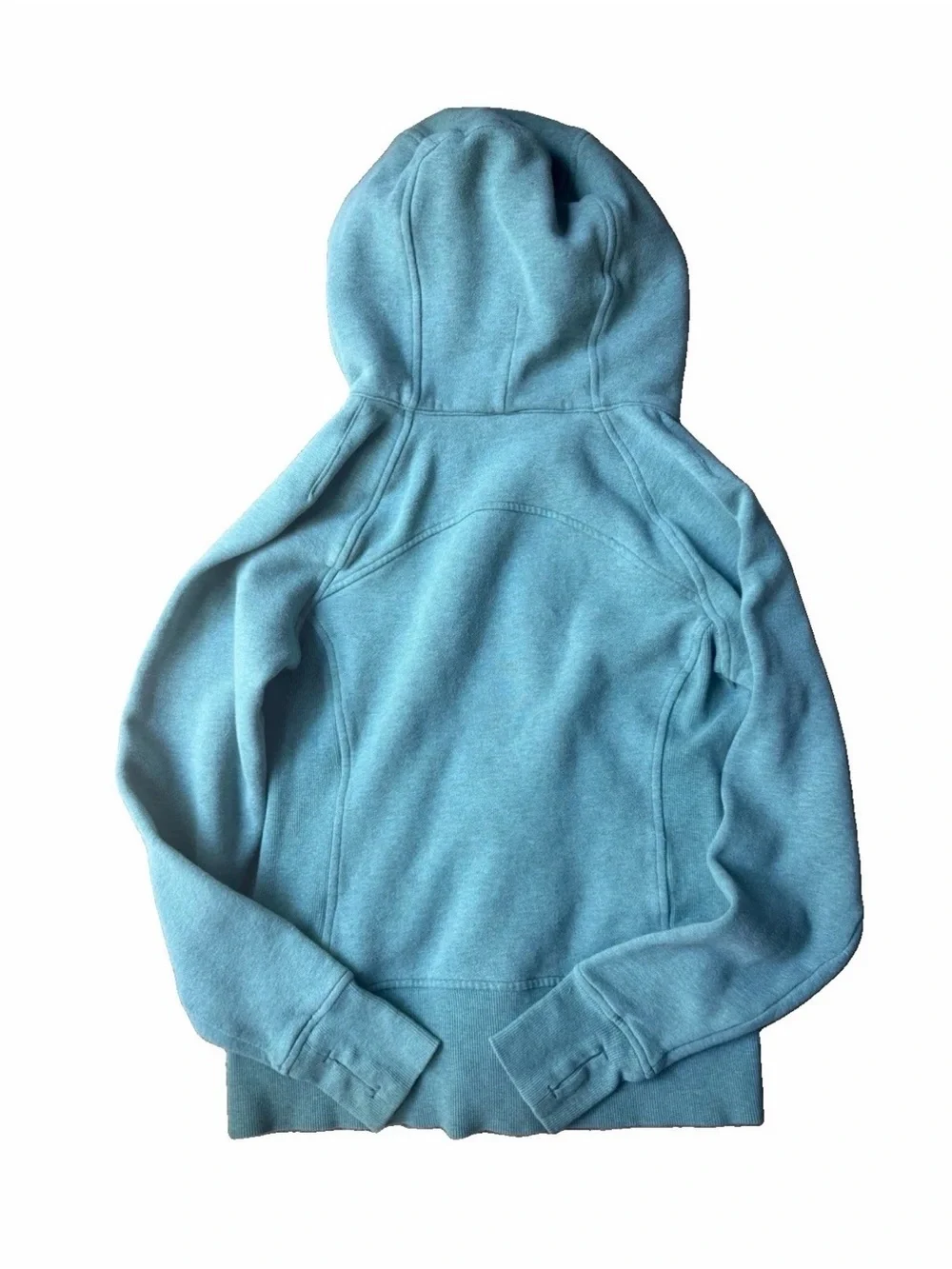 Lululemon Scuba Full Zip Hoodie Heathered Desert Teal Women's Size 4 Sweatshirt